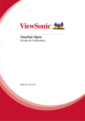 ViewSonic ViewPad 10pro Guide De L'utilisateur