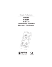 Hanna Instruments HI91541 Manuel D'instructions