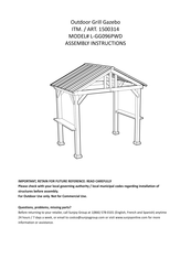 Sunjoy L-GG096PWD Guide D'assemblage