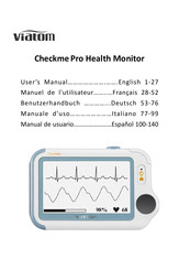 Viatom CheckmePro Health Monitor Manuel De L'utilisateur