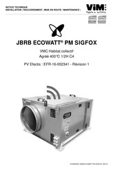 ViM JBRB ECOWATT PM SIGFOX 22 Notice Technique