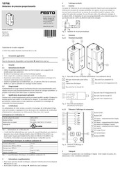 Festo VPPM- Série Mode D'emploi