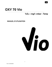 VIO OXY 70 Manuel D'utilisation