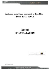 SERAD Motion control SMD 230/05 Guide D'installation