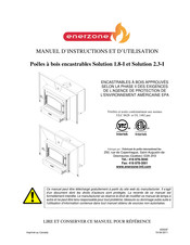 Enerzone Solution 2.0 Manuel D'instructions Et D'utilisation