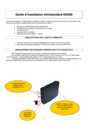 ONE DIRECT OD200 Guide D'installation