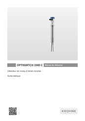 KROHNE OPTISWITCH 3300 C Manuel De Référence