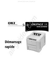Oki OKIPAGE 18 Démarrage Rapide