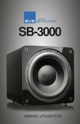 SVS Sound Revolution SB-3000 Manuel Utilisateur