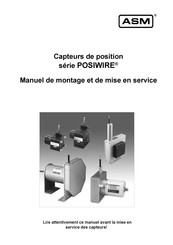 ASM POSIWIRE Serie Manuel De Montage Et De Mise En Service