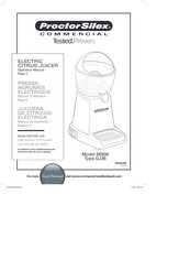 Proctor Silex 66900 Manuel D'utilisation