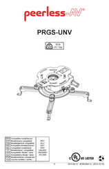 peerless-AV PRGS-UNV Mode D'emploi