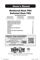 Tripp-Lite PDUMNV30/NET Manuel Du Propriétaire