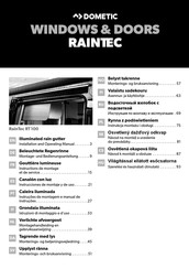 Dometic RainTec RT 100 Instructions De Montage