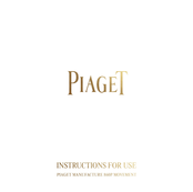 Piaget 860P Mode D'emploi