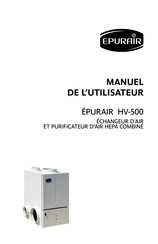 Epurair HV-500 Manuel De L'utilisateur