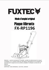 FUXTEC FX-RP1196 Mode D'emploi Original