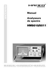 Hameg Instruments HM5011 Manuel