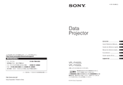 Sony VPL-FX500L Guide De Référence Rapide