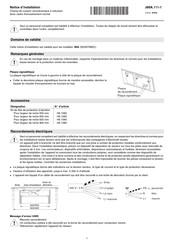 V-ZUG GK56TIMSC Notice D'installation