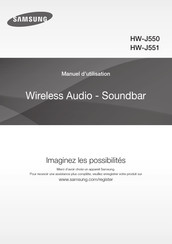 Samsung HW-J550 Manuel D'utilisation