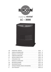 Toyotomi Kero-Sun LC-3000 Manuel D'utilisation