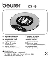 Beurer KS 49 Mode D'emploi