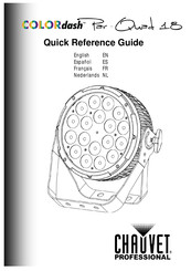 Chauvet Professional COLORdash Par Quad 18 Guide De Référence Rapide