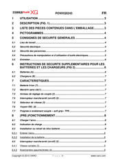 Powerplus POWXQ5243 Utilisation