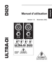 Behringer ULTRA-DI DI20 Manuel D'utilisation