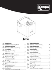 Kampa Geyser Instructions De Montage Et De Service