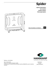 Hanskamp SpiderClient Notice D'installation Et D'utilisation