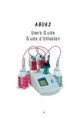 Radiometer Analytical ABU62 Guide D'utilisation