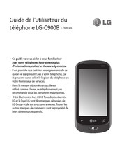 LG C900B Guide De L'utilisateur