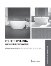 BainUltra LIBRA Serie Instructions D'installation