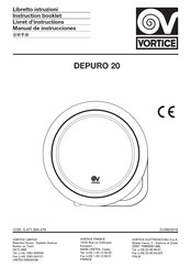Vortice DEPURO 20 Livret D'instructions