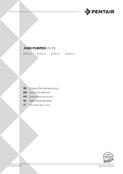 Pentair JUNG PUMPEN US 73 Ex Instructions De Service