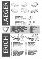 Jaeger 736941 Consignes De Montage