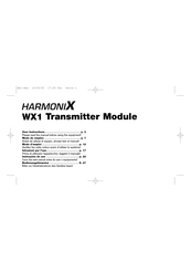 harmonix WX1 Mode D'emploi