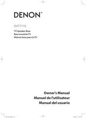 Denon DHT-T110 Manuel De L'utilisateur