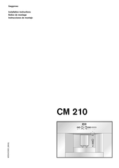 Gaggenau CM 210 Notice De Montage