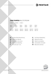 Pentair Jung Pumpen MULTISTREAM 25/2 A2 Instructions De Service