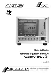 Ahlborn AMR ALMEMO 5990-2 V5 Notice D'utilisation