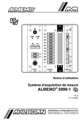 Ahlborn AMR ALMEMO 5990-1 V5 Notice D'utilisation