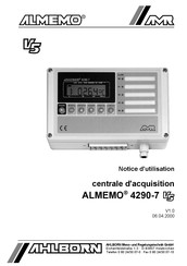 Ahlborn AMR ALMEMO 4290-7 V5 Notice D'utilisation