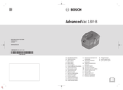 Bosch AdvancedVac 18V-8 Notice Originale