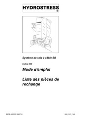 Tyrolit Hydrostress SB Mode D'emploi