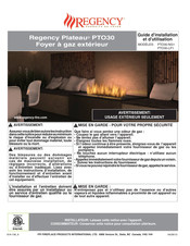 Regency Plateau PTO30-LP1 Guide D'installation Et D'utilisation