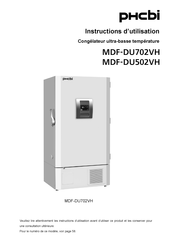 Phcbi MDF-DU502VH Instructions D'utilisation