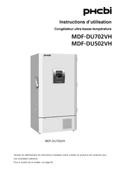 Phcbi MDF-DU702VH Instructions D'utilisation